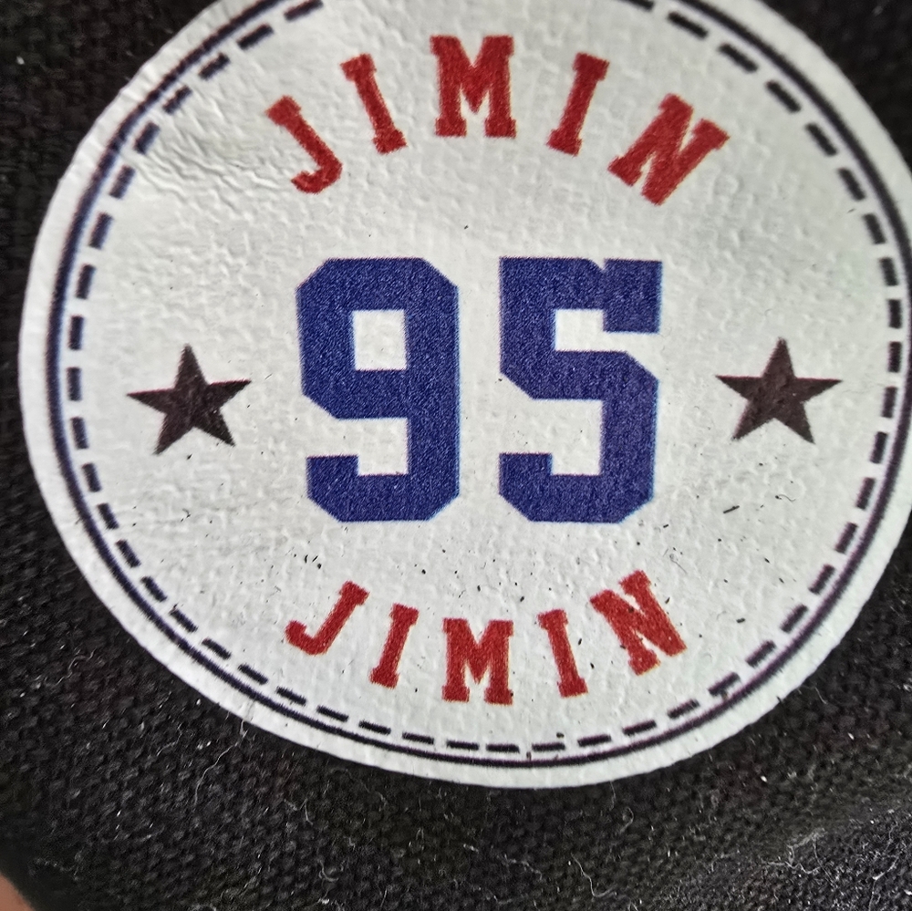 Black and White Jimin 95 Patch